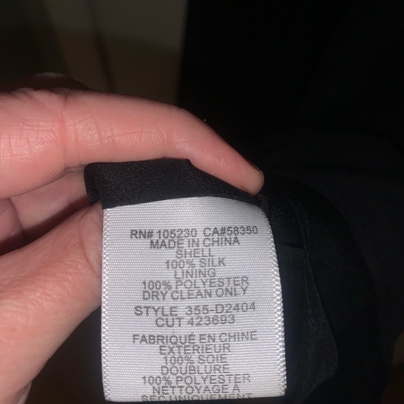 Joie Black Silk summer dress - Picture 4 of 5